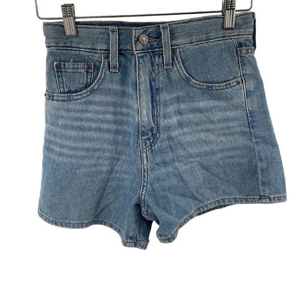 Levi's Pants - LEVI’S shorts premium hi loose shorts light blue boho y2k sz 24